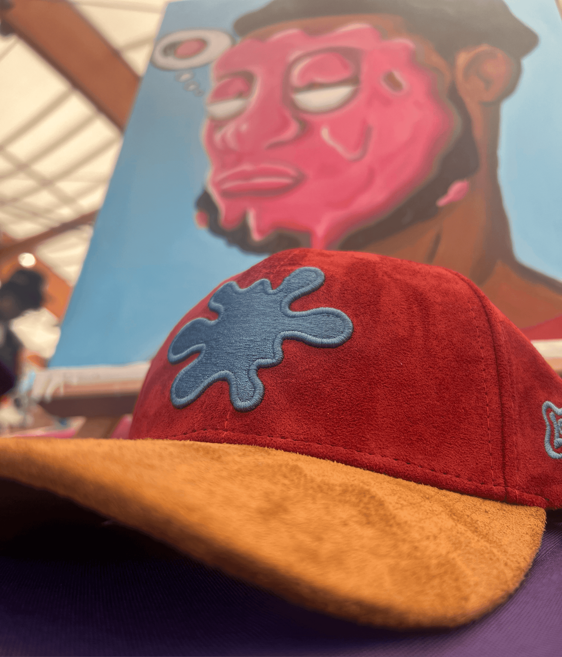 Suede Blot Cap - LoweEnd