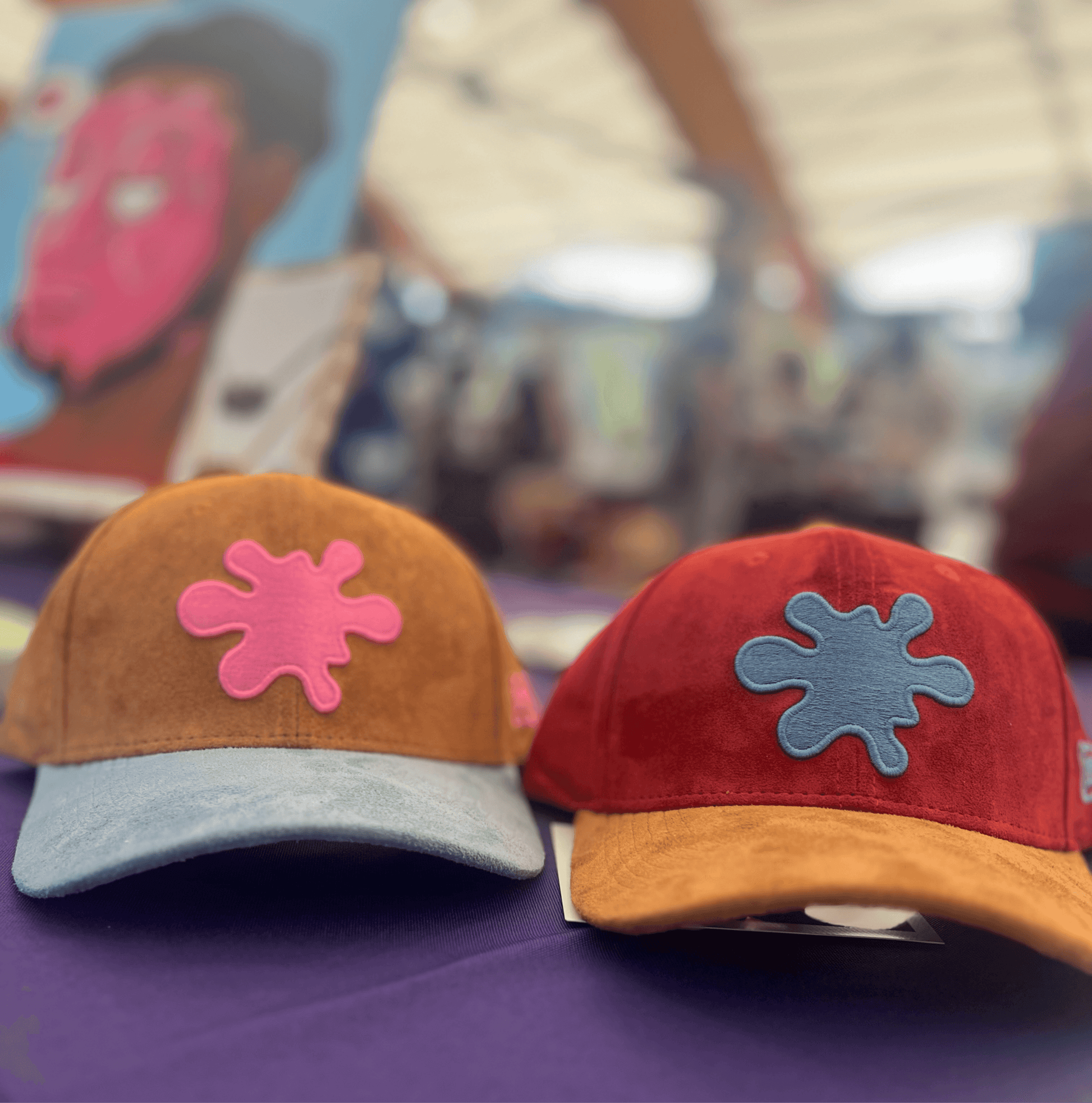 Suede Blot Cap - LoweEnd