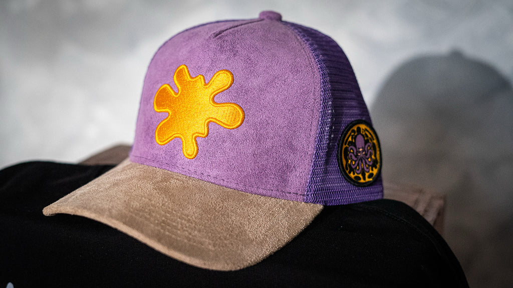 Suede Blot Trucker