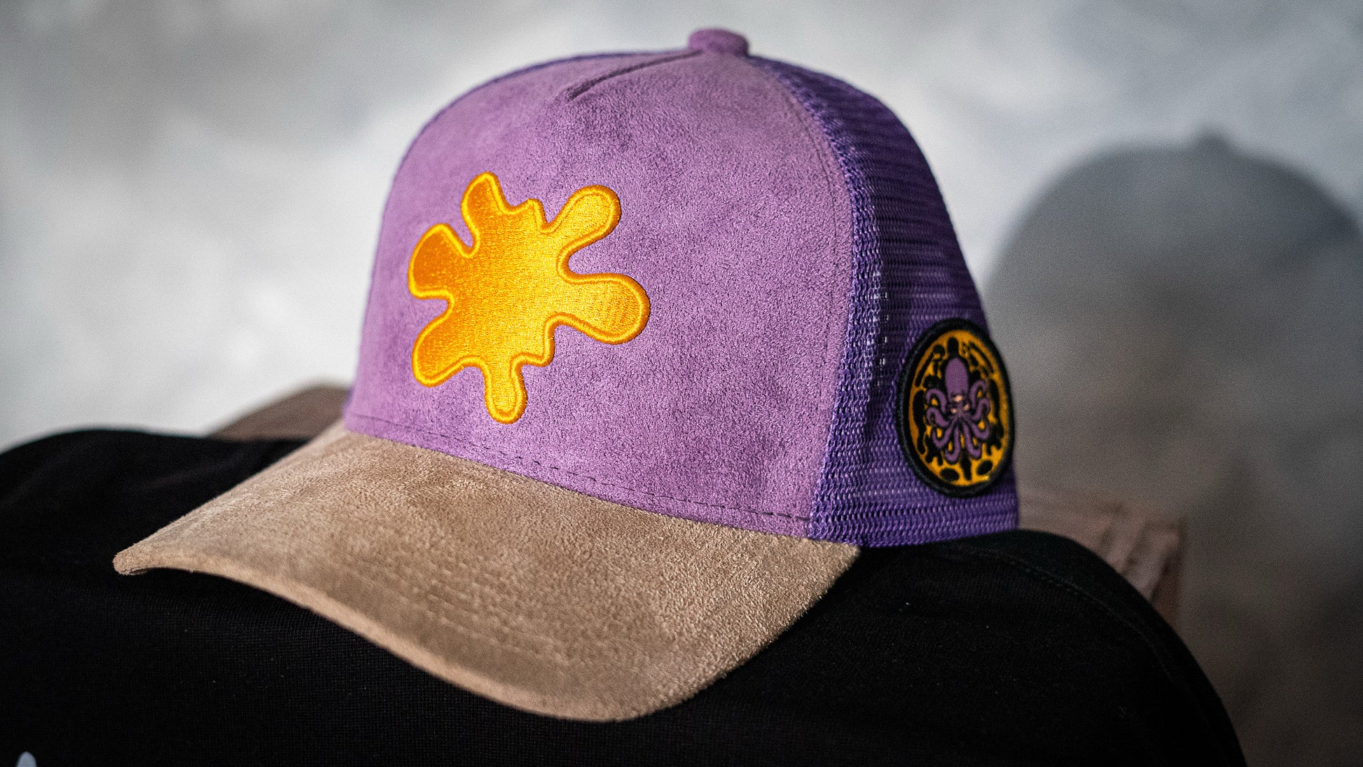Suede Blot Trucker