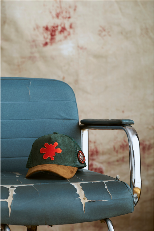 Suede Blot Trucker